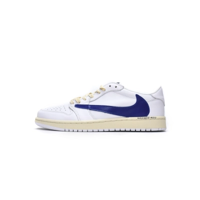 Travis Scott x Air Jordan 1 Low White Blue reps,DM6839-186 01