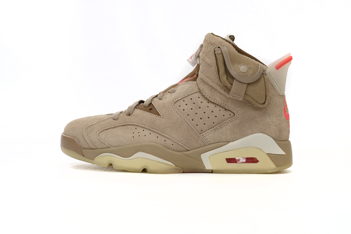 Travis Scott x Air Jordan 6 British Khaki reps,DH0690-200