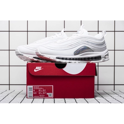 Nike Air Max 97 WhiteMetallic SilverIridescent reps,CJ9706-100, Replica Shoes 02