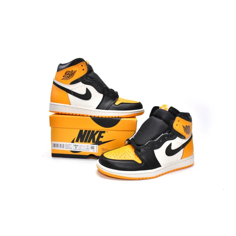 Air Jordan 1 High OG Yellow Toe reps,555088-711