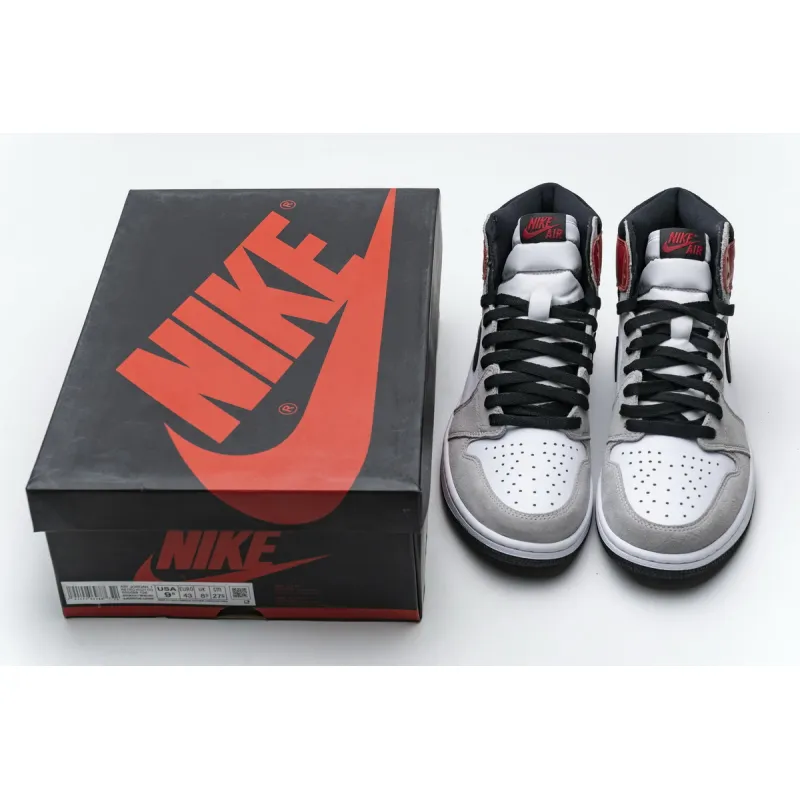 Air Jordan 1 High Smoke Grey Red reps,555088-126