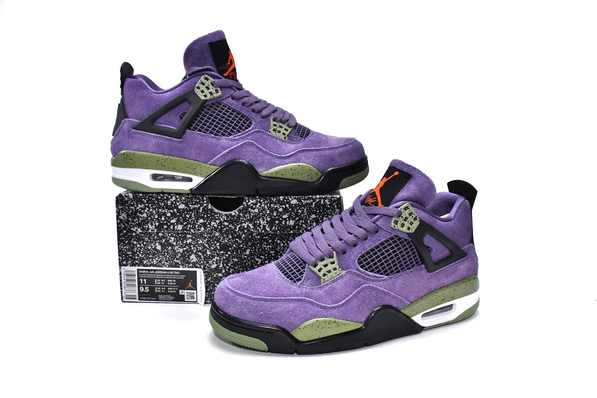 Air Jordan 4 Retro Canyon Purple reps,AQ9129-500, Replica Shoes