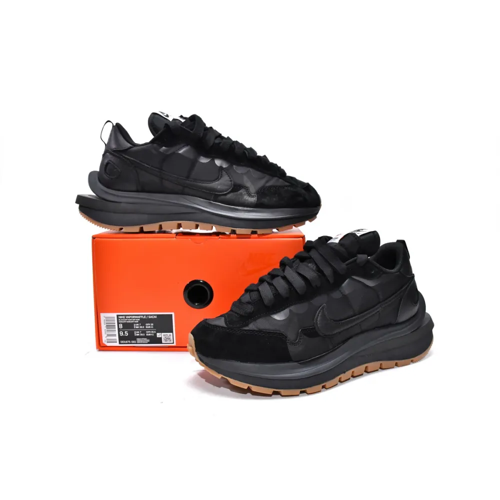 Sacai x Nike VaporWaffle Black and Gum reps,DD1875-001