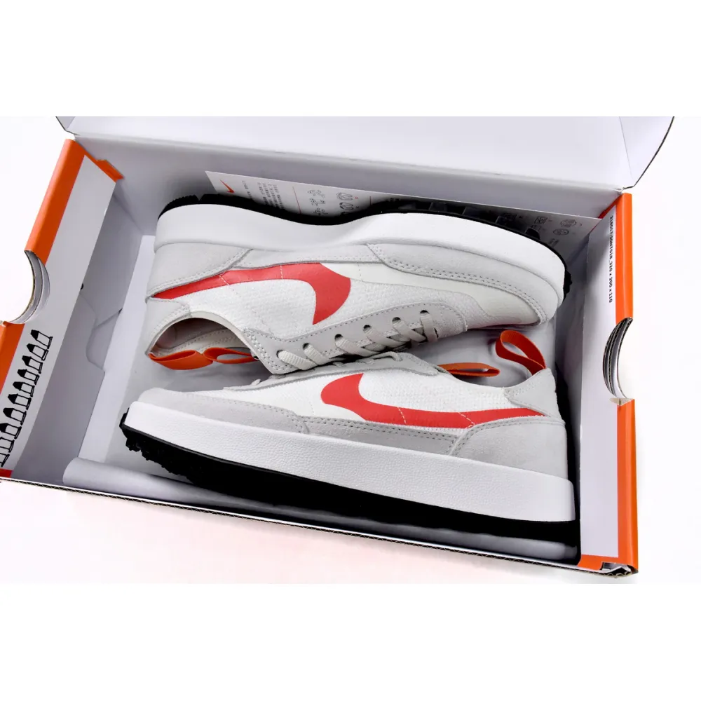 Tom Sachs x NikeCraft General Purpose Shoe Rice Grey Red reps,DA6672-300 