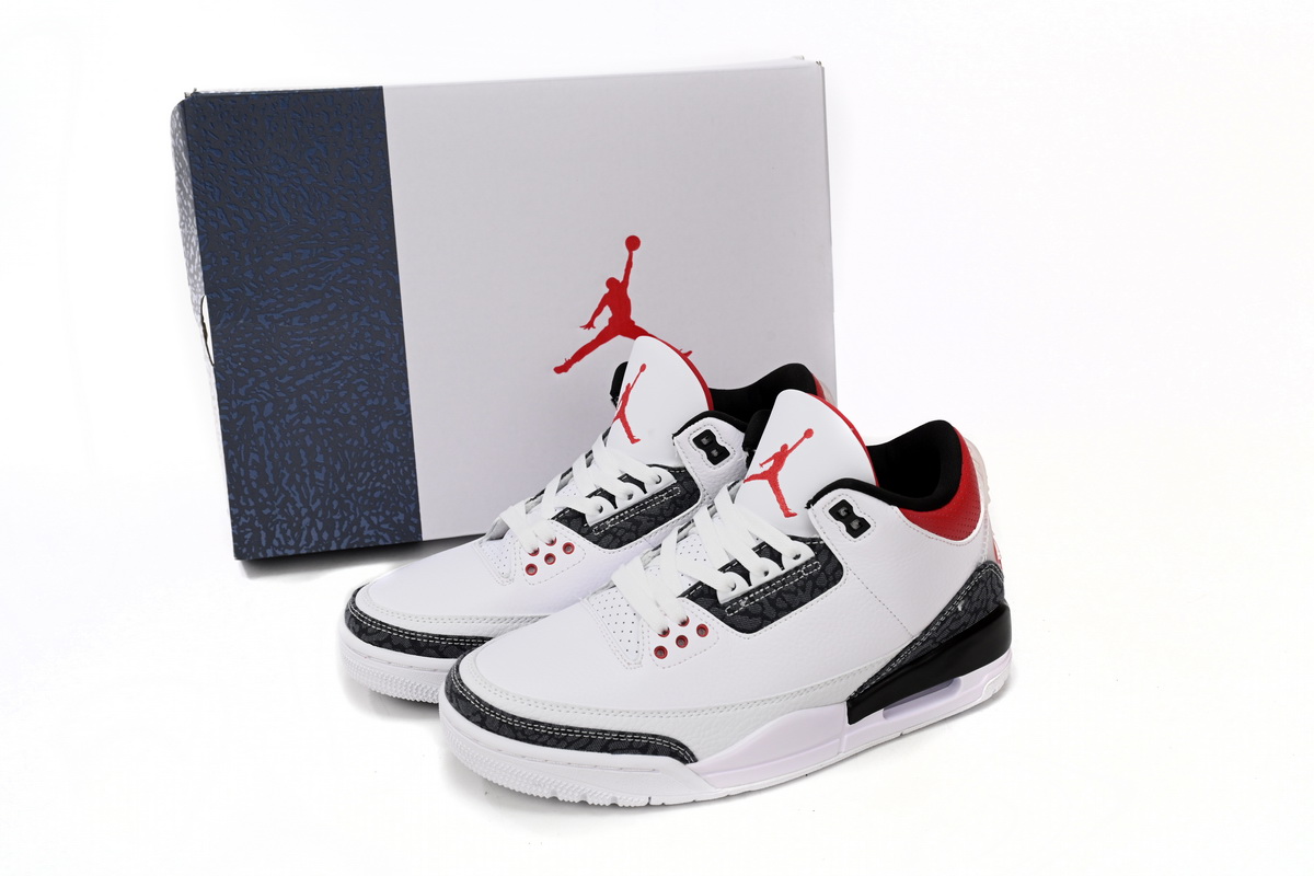 Air Jordan 3 SE DNM “Fire Red” reps,CZ6431-100, Replica Shoes