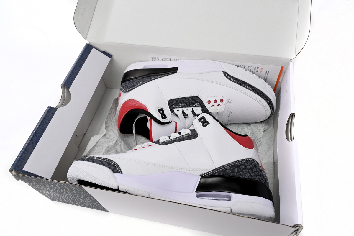Air Jordan 3 SE DNM “Fire Red” reps,CZ6431-100, Replica Shoes