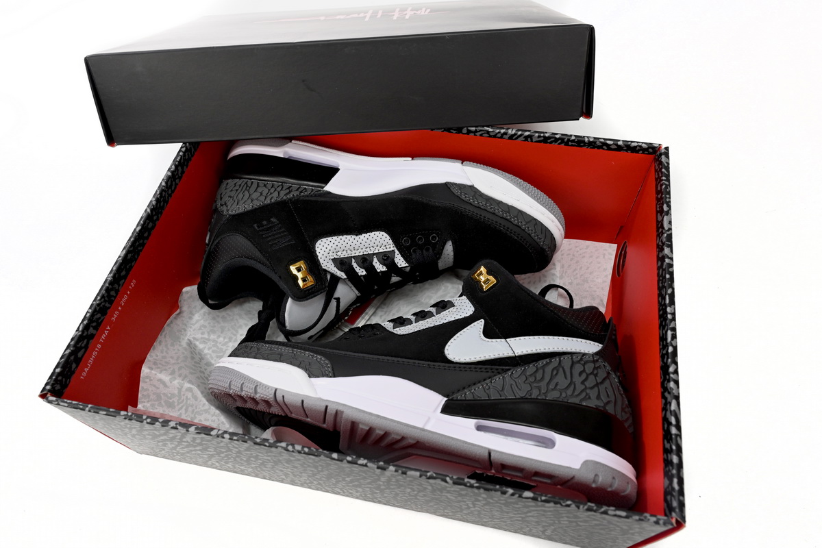 Air Jordan 3 Tinker “Black Cement” reps,CK4348-007, Replica Shoes