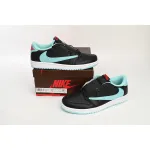 Travis Scott x Air Jordan 1 Low Bang Black Blue reps,DM7866-400