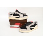 Travis Scott x Air Jordan 1 Low White Grey Low Gang reps