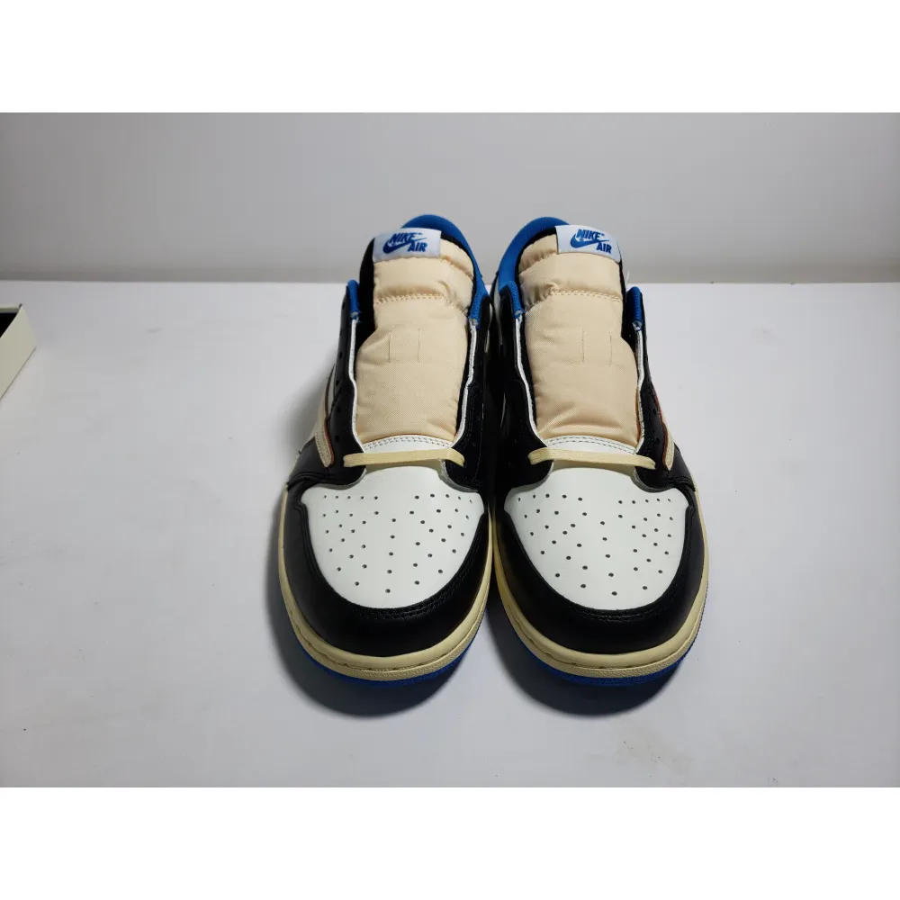 Travis Scott x Fragment Design x Air Jordan 1 Low reps,DM7866-140, Replica Shoes