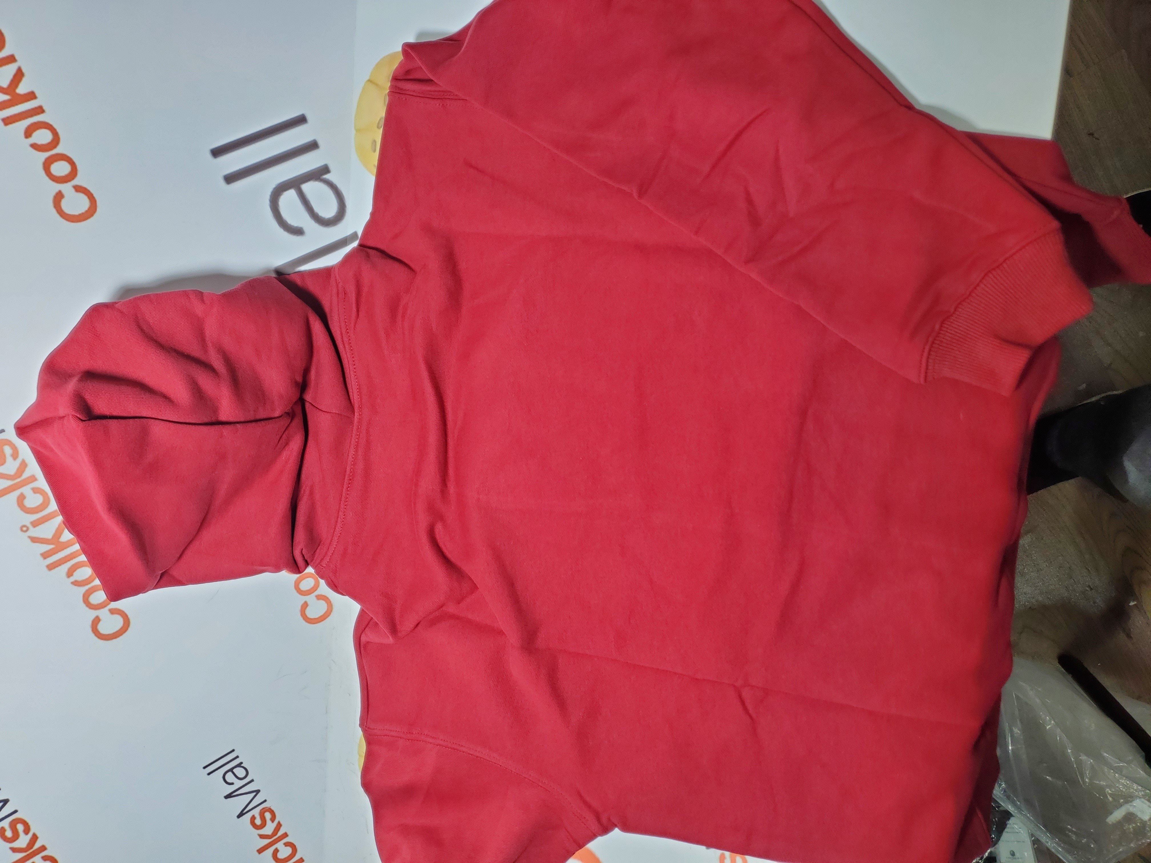 Sp5der Logo Maroon Hoodie