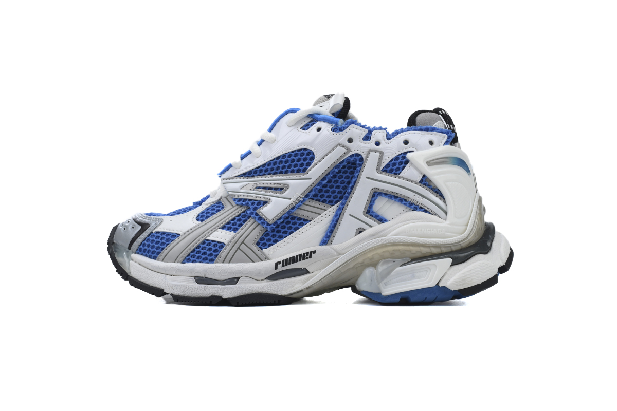 Balenciaga Runner White Blue