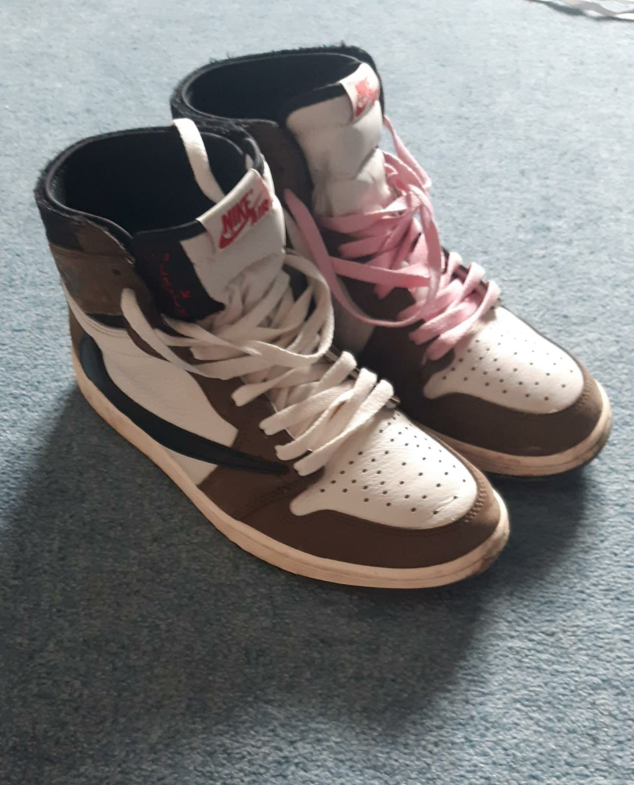 Travis Scott x Air Jordan 1 High OG TS SP reps,CD4487-100 review ADAM