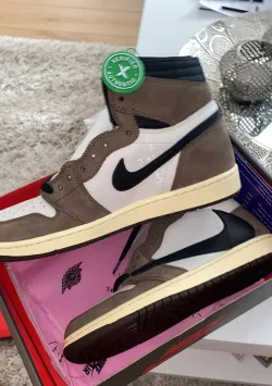 Travis Scott x Air Jordan 1 High OG TS SP reps,CD4487-100 review jay