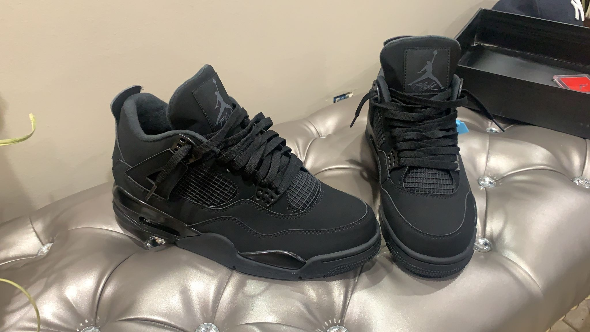 Air Jordan 4 Retro Black Cat reps,CU1110-010 review strole