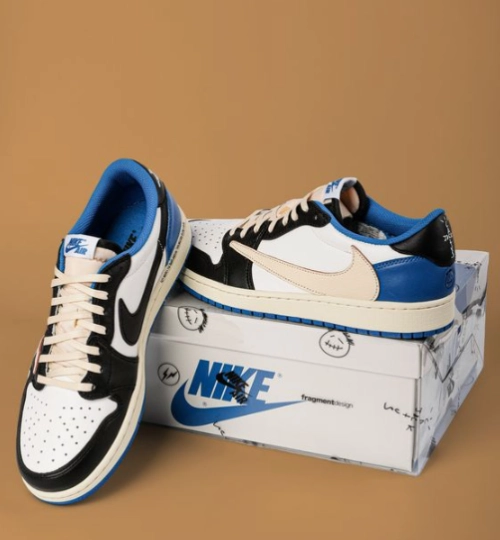 Travis Scott x Fragment Design x Air Jordan 1 Low reps,DM7866-140---QC