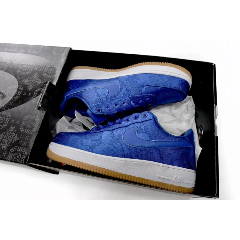 Air Force 1 Low CLOT Blue Silk Replica, CJ5290-400