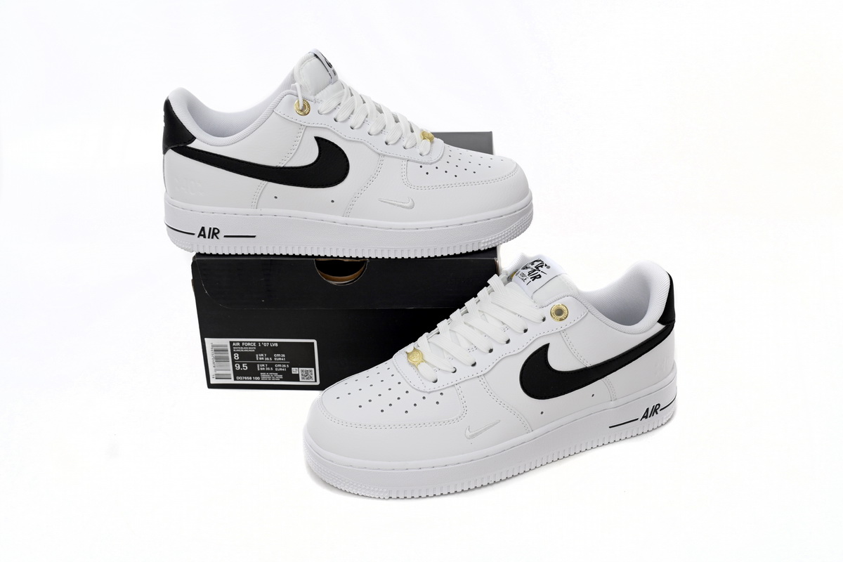 Air Force 1 Low '07 LV8 40th Anniversary White Black Replica, DQ7658-100