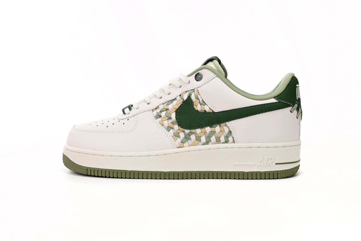 Air Force 1 Low '07 Premium NAI-KE Bamboo Weave Sail Gorge Green Replica, FN0369-100