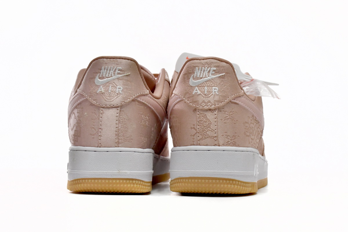 Air Force 1 Low CLOT Rose Gold Silk Replica, CJ5290-600