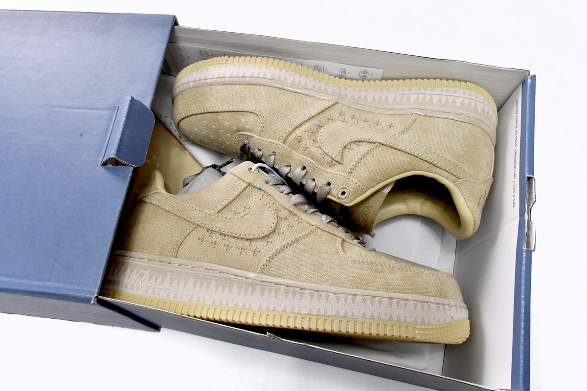Air Force 1 Low NAI-KE Tan Canvas Replica, DV4247-211