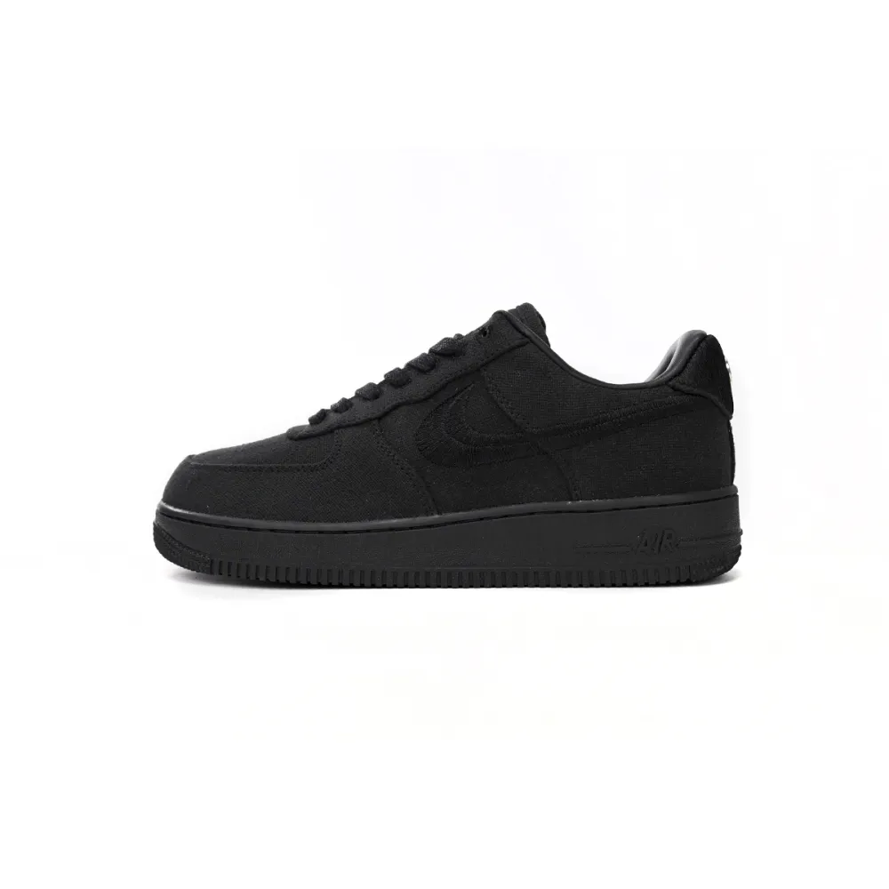 Air Force 1 Low Stussy Black Replica, CZ9084-001