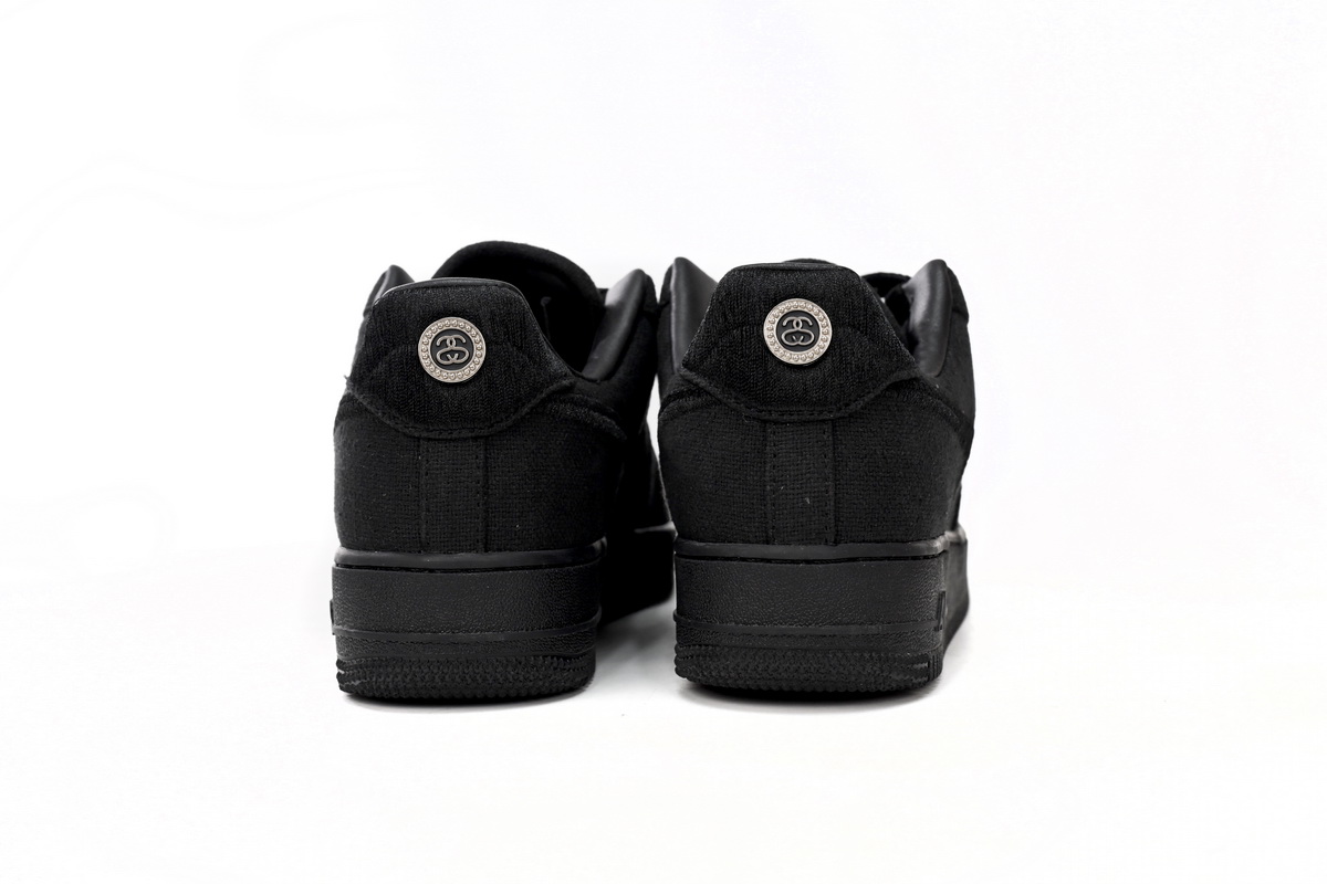 Air Force 1 Low Stussy Black Replica, CZ9084-001