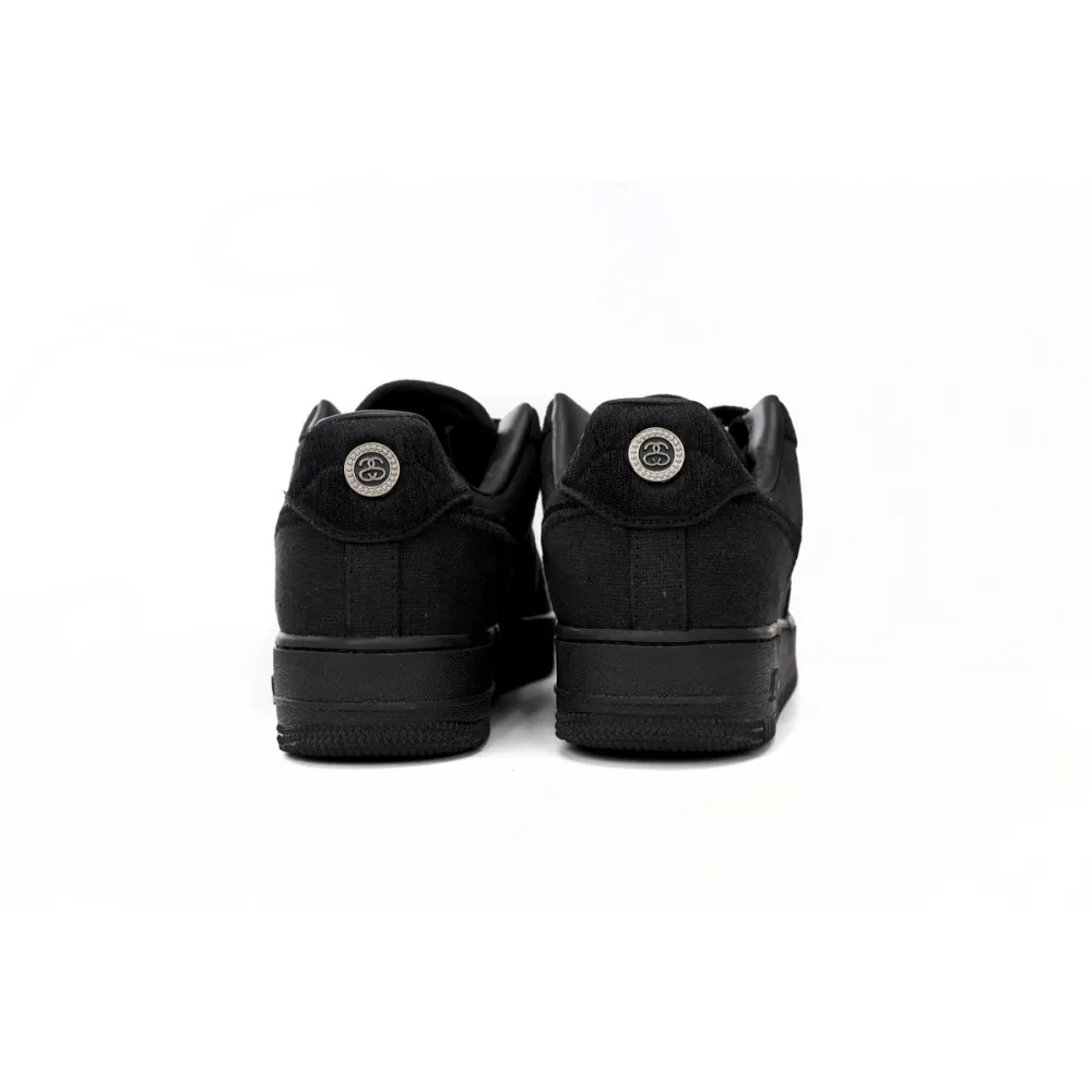 Air Force 1 Low Stussy Black Replica, CZ9084-001