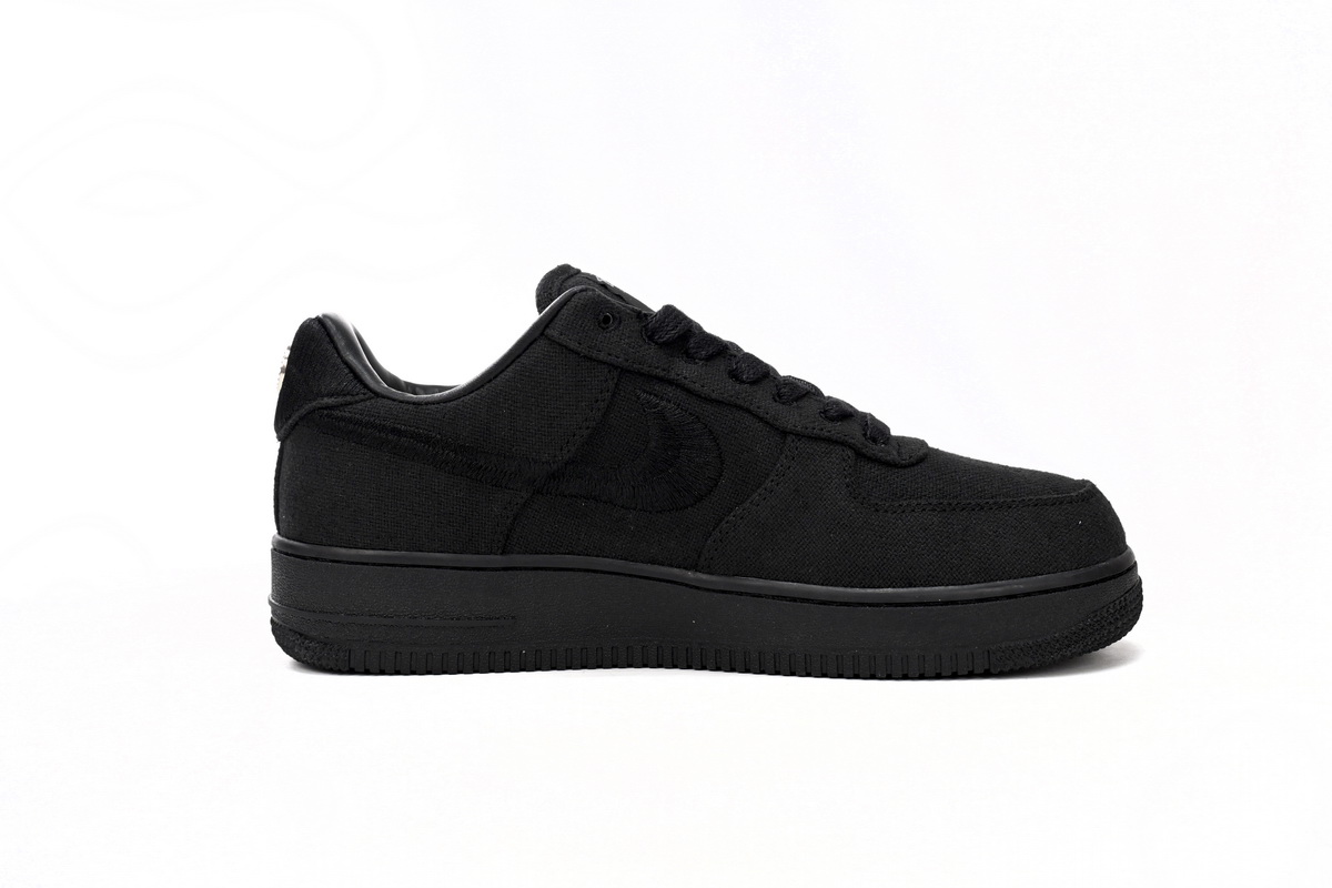 Air Force 1 Low Stussy Black Replica, CZ9084-001