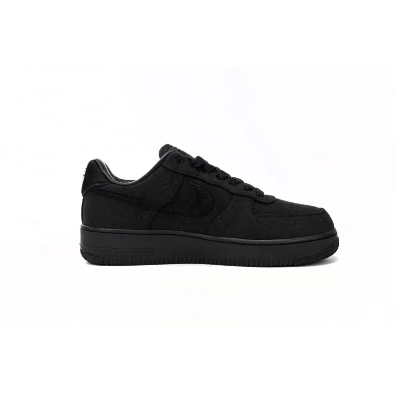 Air Force 1 Low Stussy Black Replica, CZ9084-001