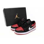 Jordan 1 Low Alternate Bred Toe Replica, 553558-066, Replica Shoes