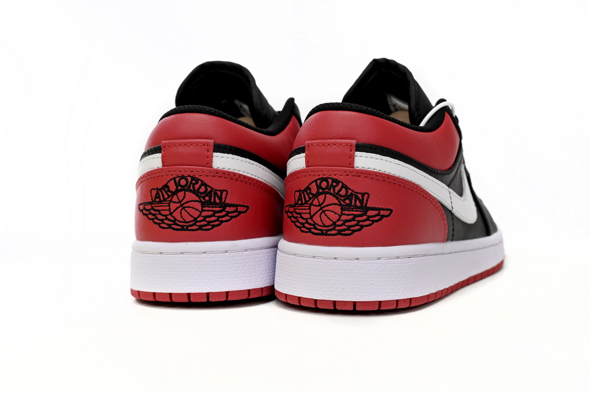 Jordan 1 Low Alternate Bred Toe Replica, 553558-066, Replica Shoes