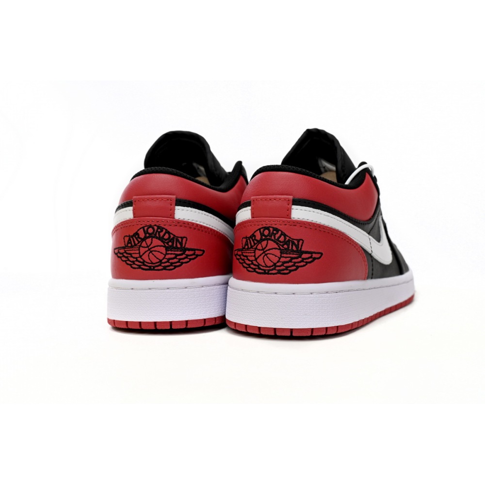 Jordan 1 Low Alternate Bred Toe Replica, 553558-066, Replica Shoes
