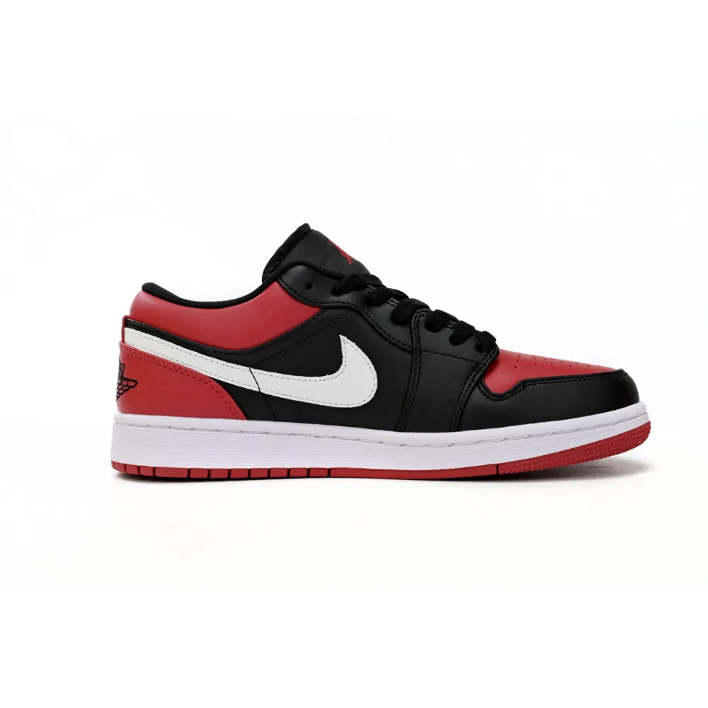 Jordan 1 Low Alternate Bred Toe Replica, 553558-066