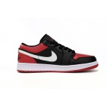 Jordan 1 Low Alternate Bred Toe Replica, 553558-066, Replica Shoes