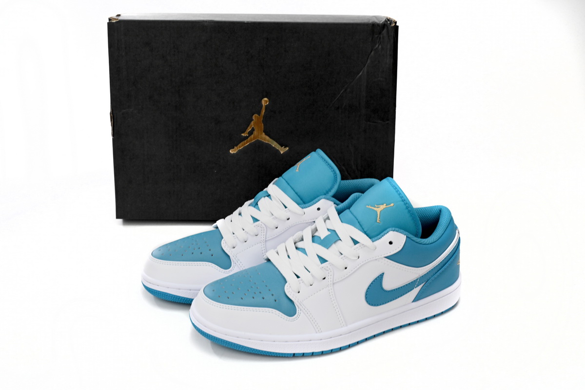 Jordan 1 Low Aquatone Replica, 553558-174, Replica Shoes