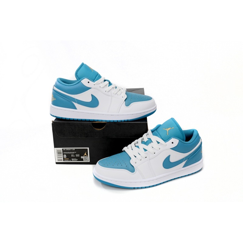 Jordan 1 Low Aquatone Replica, 553558-174, Replica Shoes
