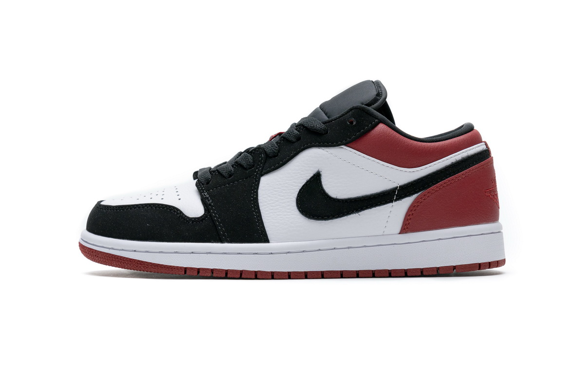 Jordan 1 Low Black Toe Replica