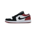 Jordan 1 Low Black Toe Replica, 553560-116