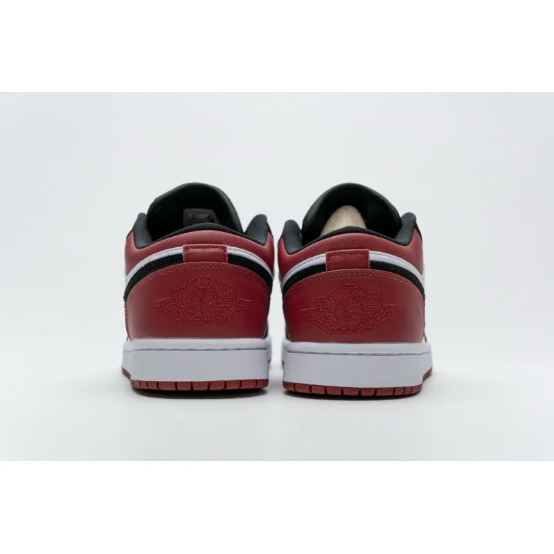 Jordan 1 Low Black Toe Replica, 553560-116