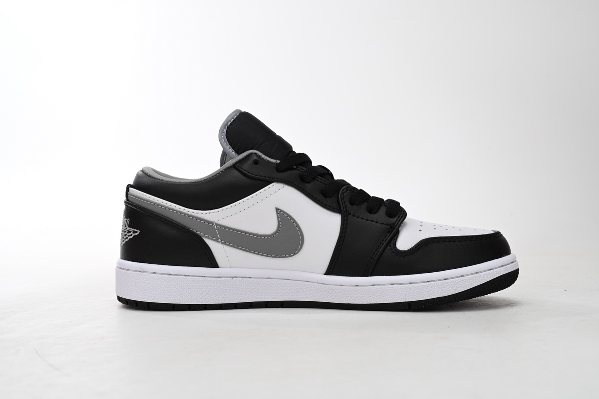 Jordan 1 Low Black White Grey Replica, 553558-040, Replica Shoes