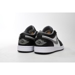 Jordan 1 Low Black White Grey Replica, 553558-040, Replica Shoes