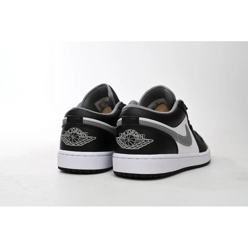 Jordan 1 Low Black White Grey Replica, 553558-040