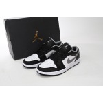 Jordan 1 Low Black White Grey Replica, 553558-040, Replica Shoes