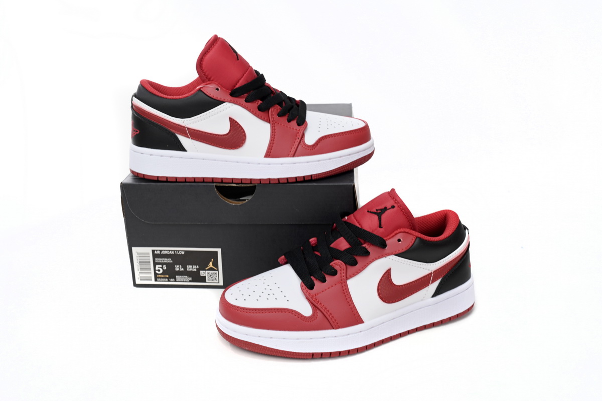 Jordan 1 Low Bulls Replica, 553558-163, Replica Shoes