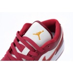 Jordan 1 Low Cardinal Red Replica, 553560-607, Replica Shoes