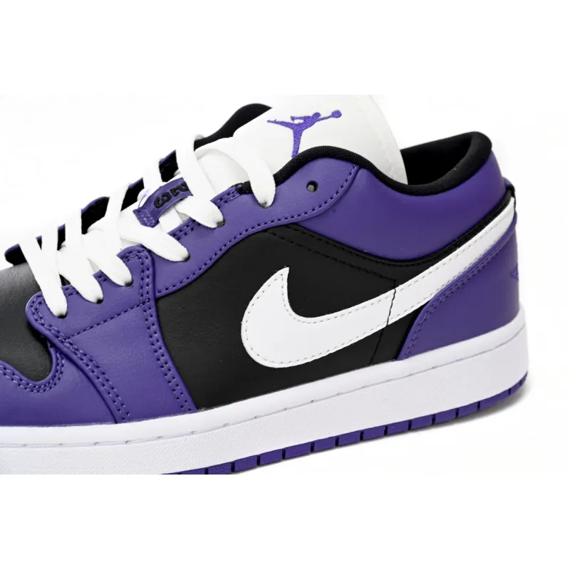 Jordan 1 Low Court Purple Black Replica, 553558-501