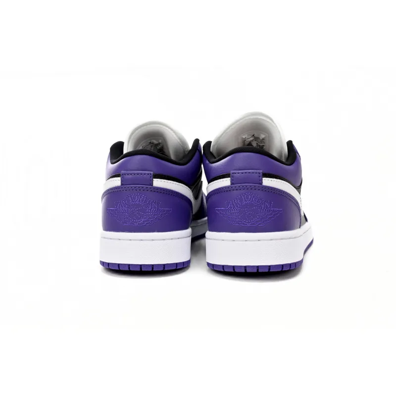 Jordan 1 Low Court Purple Black Replica, 553558-501