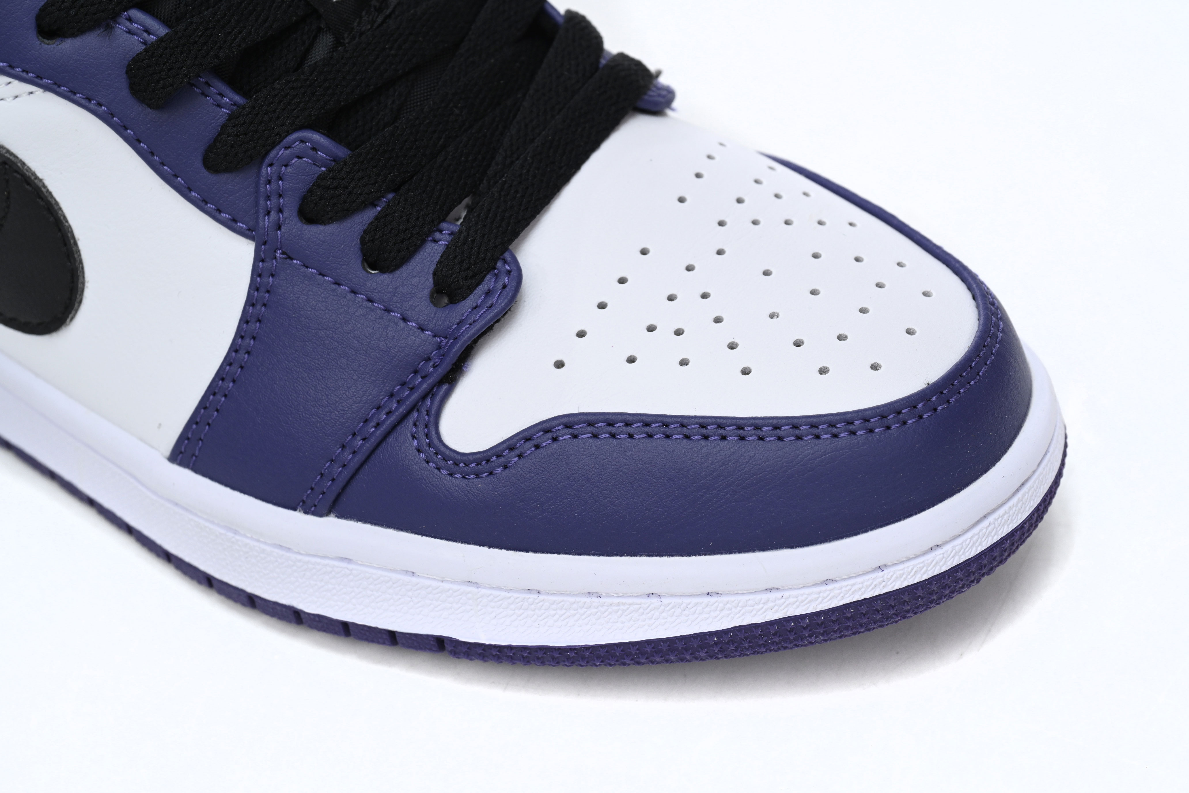 Jordan 1 Low Court Purple White Replica, 553558-500, Replica Shoes