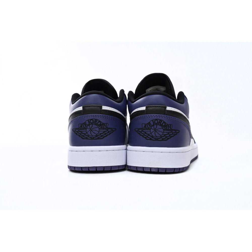 Jordan 1 Low Court Purple White Replica, 553558-500, Replica Shoes
